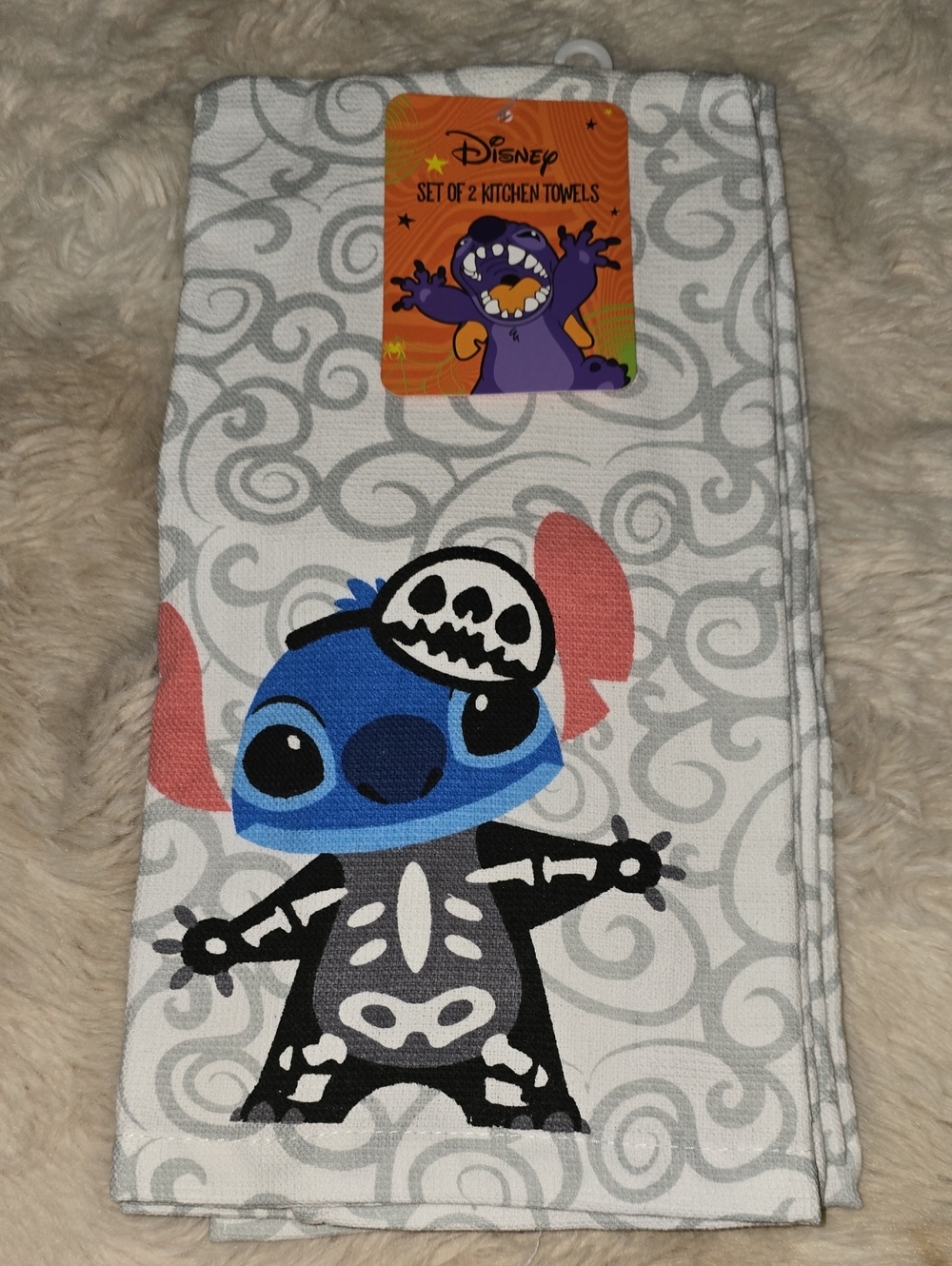 Disney Stitch Set Of 2 Kitchen Towels